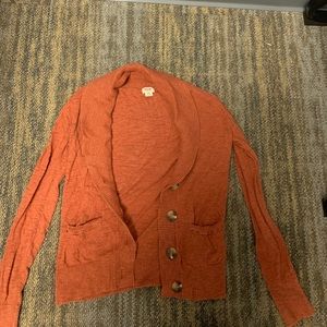 Burnt Orange Mossimo Cardigan